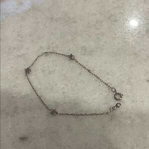 Elegant Silver Star Bracelet